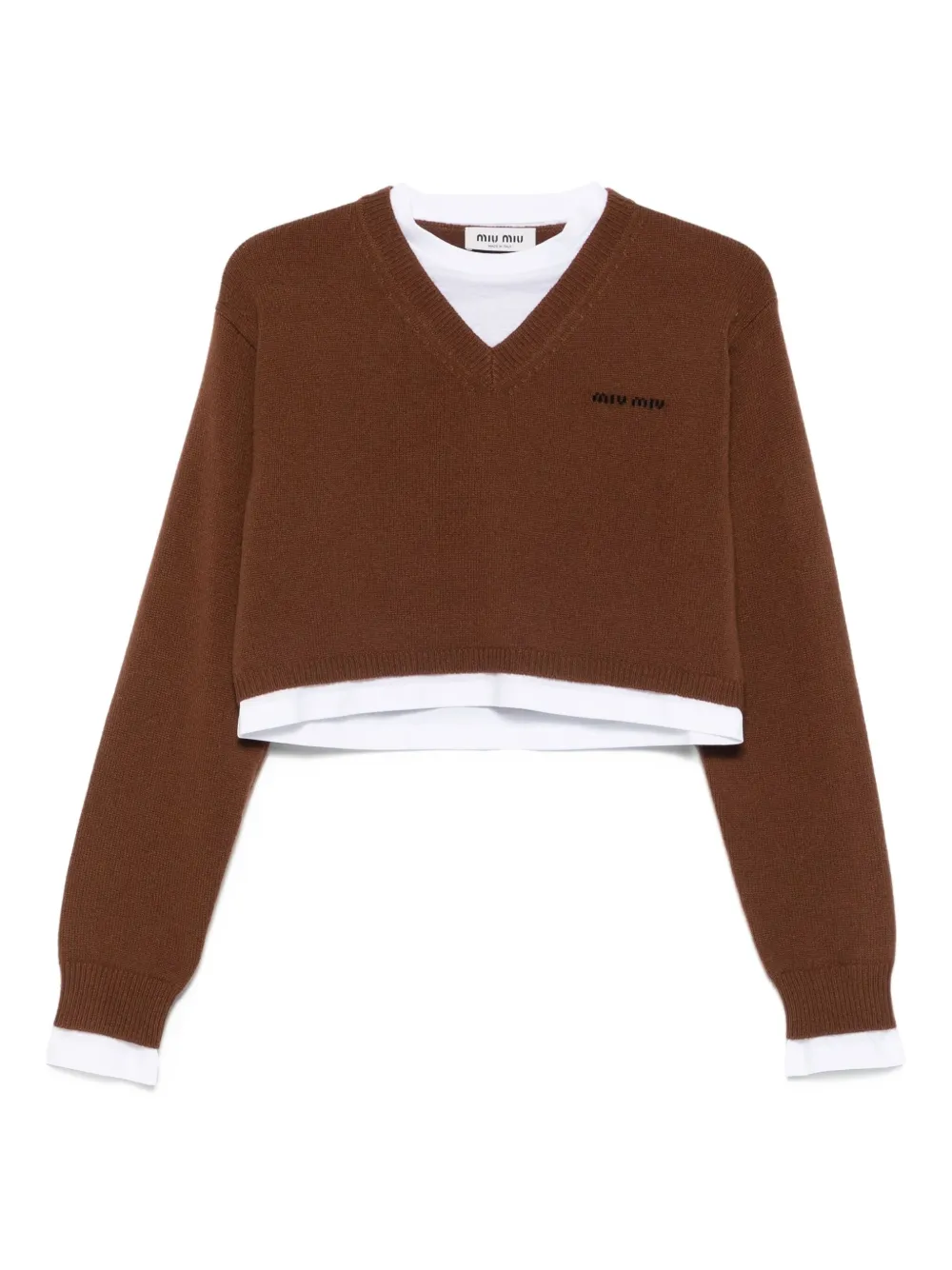 Miu cropped sweater Bruin