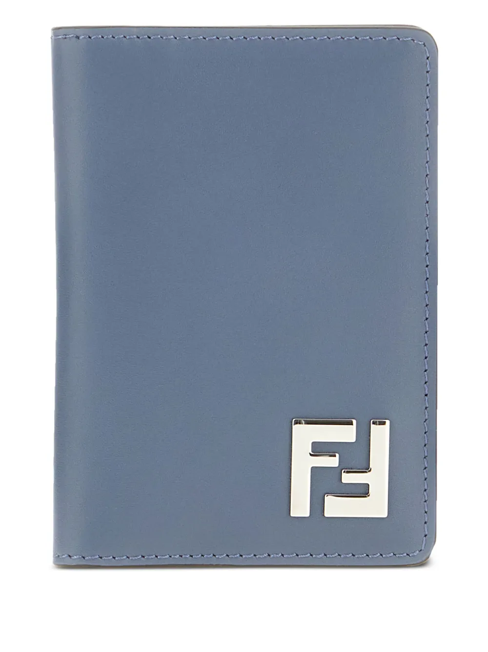 FENDI Leren pasjeshouder Blauw