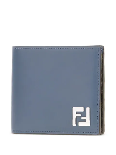 FENDI logo-plaque leather wallet