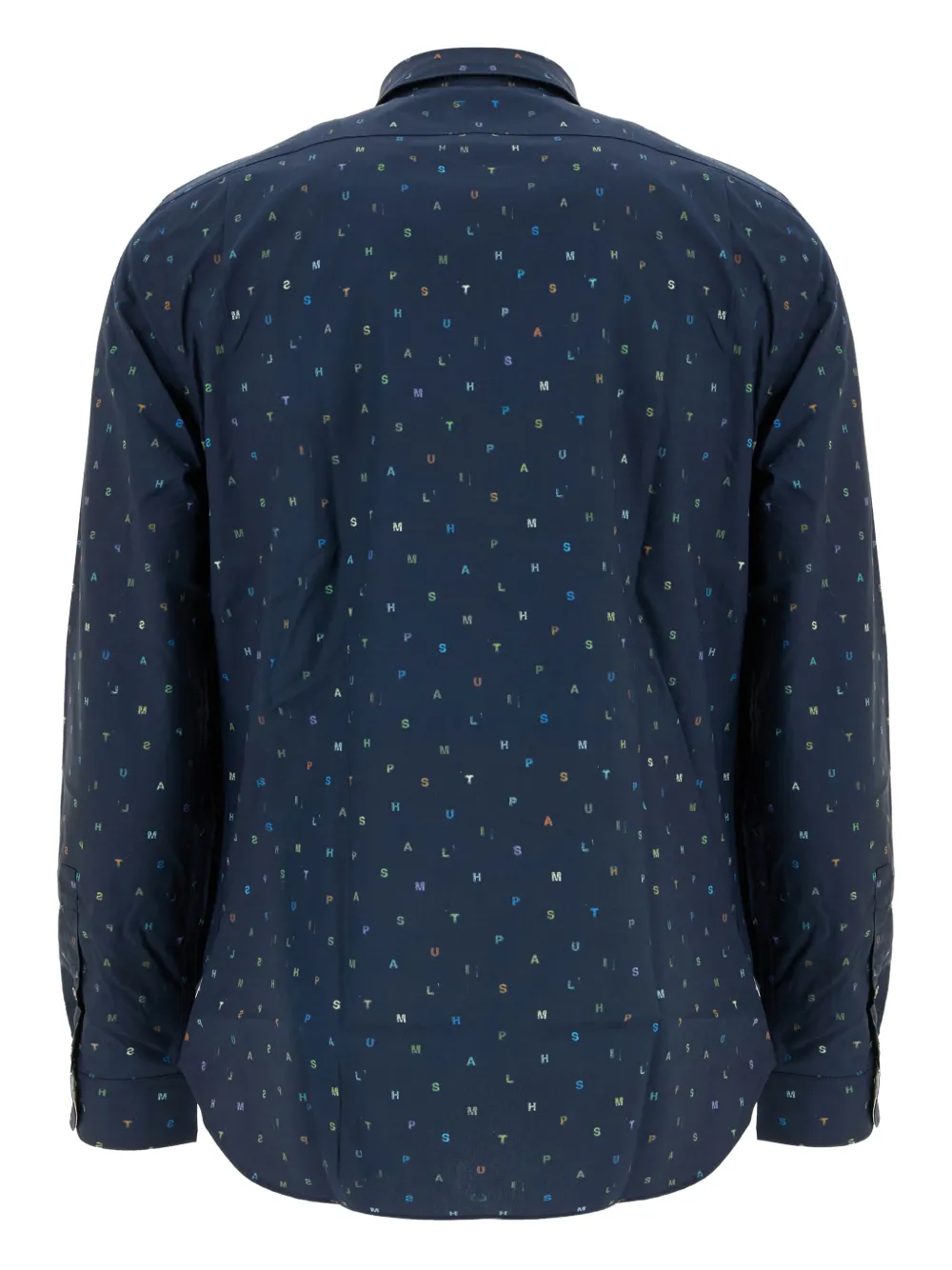 Paul Smith Overhemd met letter-print Blauw