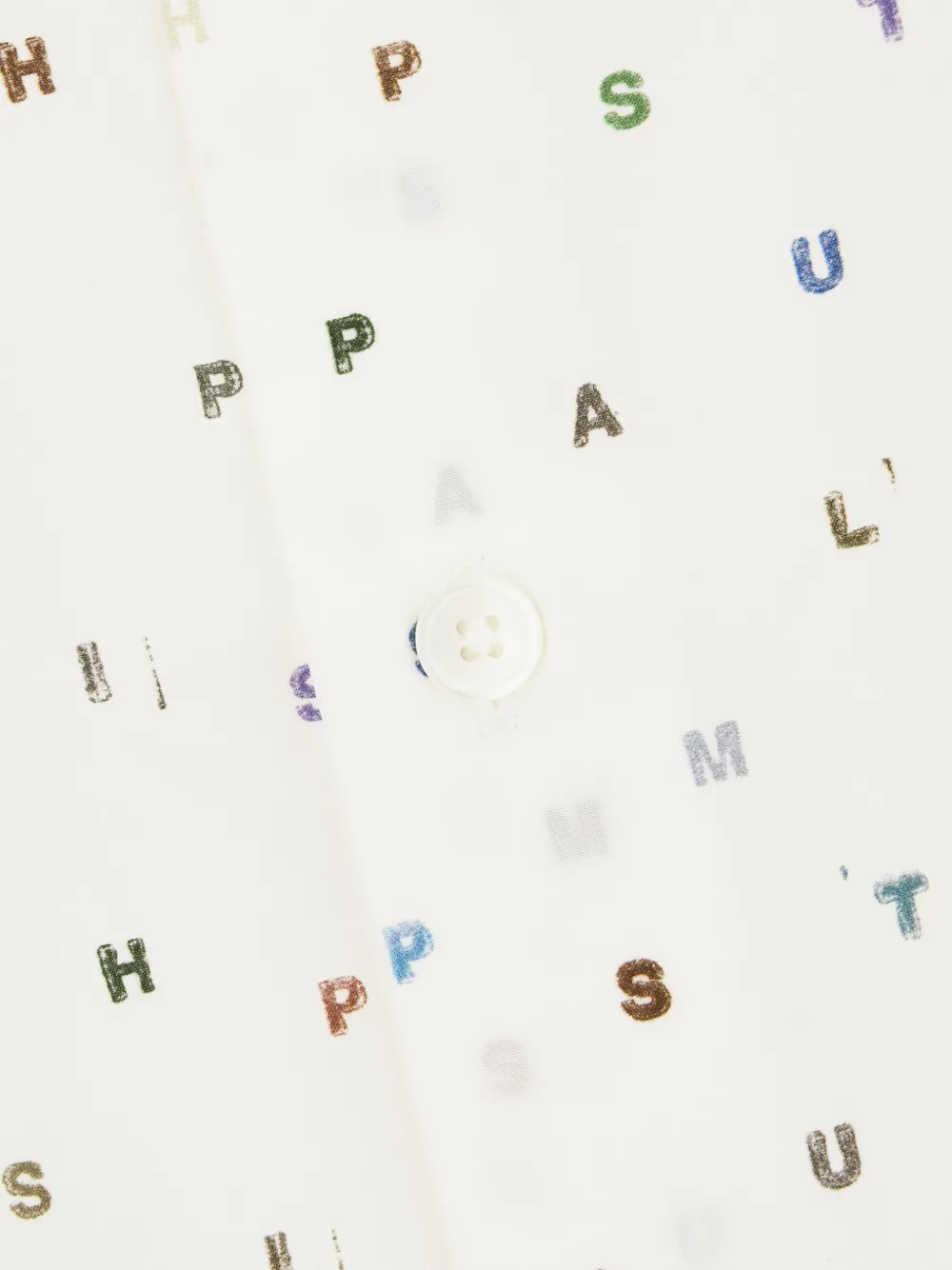 Paul Smith Overhemd met letter-print Wit