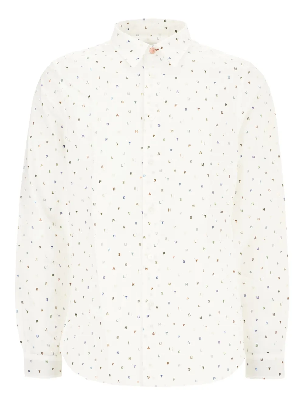 Paul Smith Overhemd met letter-print Wit