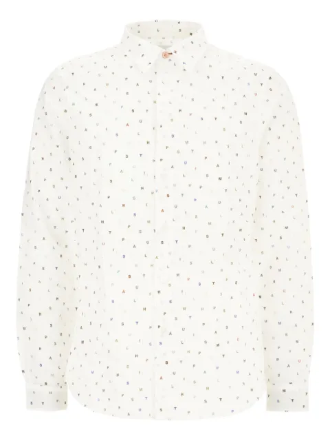 Paul Smith letter-print shirt