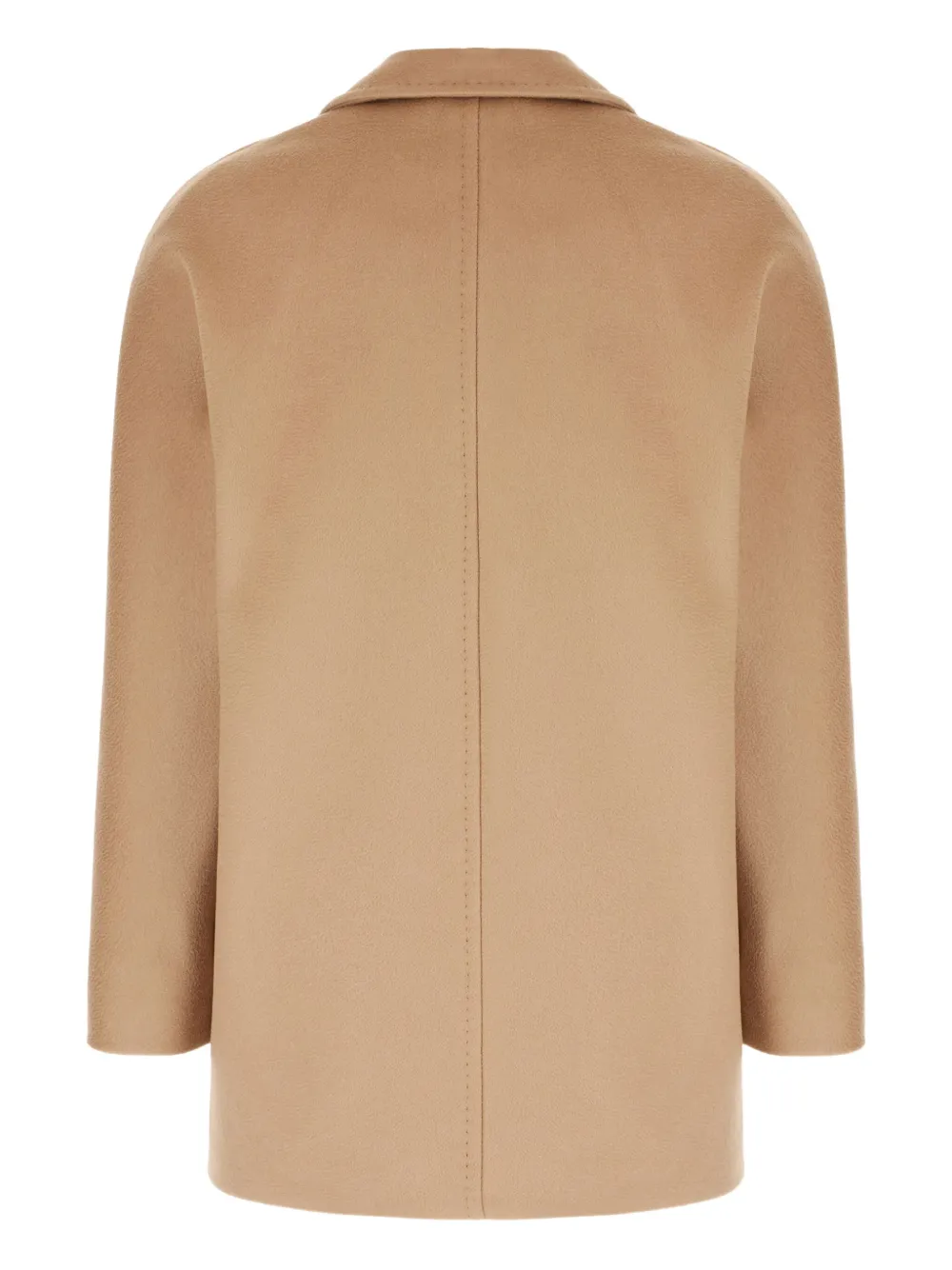 Max Mara double-breasted wool coat Beige