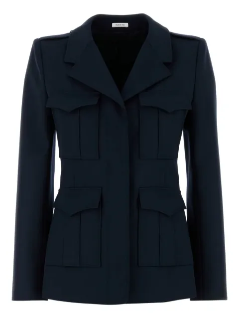 Alexander McQueen flap-pocket wool blazer