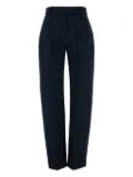 Alexander McQueen pleated wool trousers - Blue