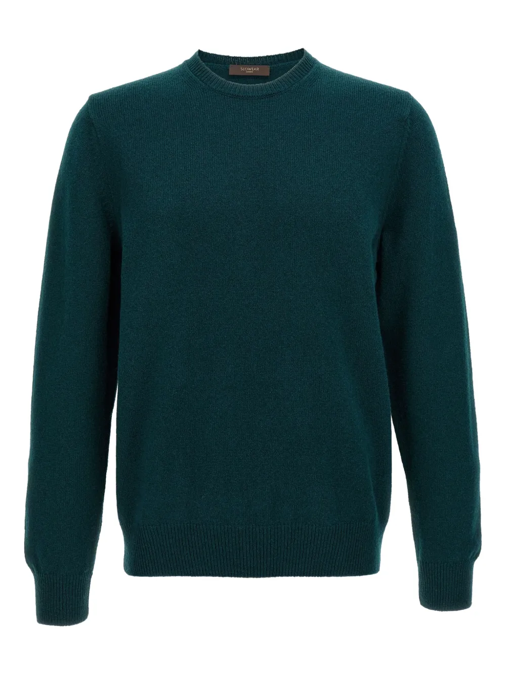 Zanone crew-neck wool sweater Groen