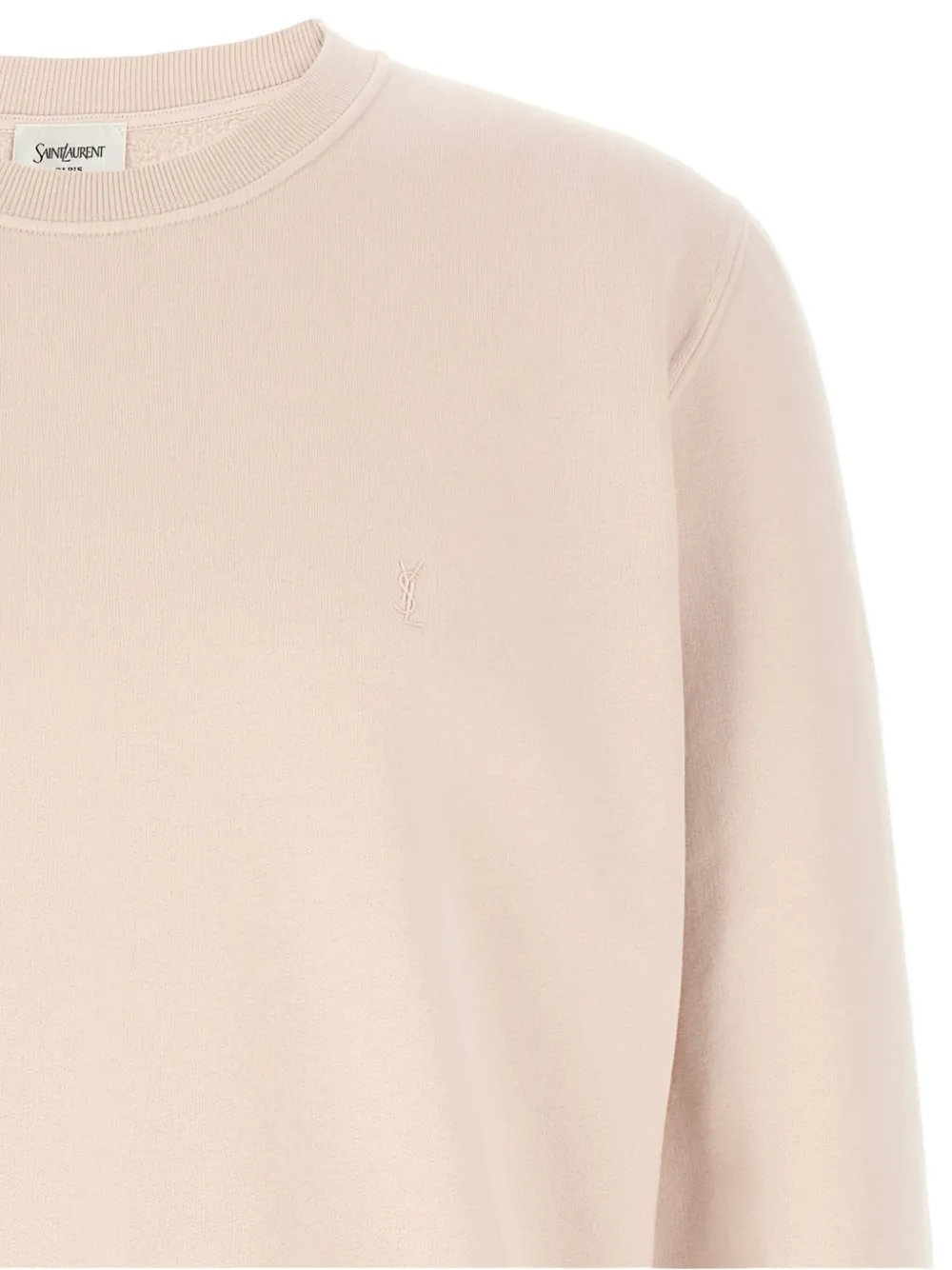 Saint Laurent Cassandre sweater met logo Roze