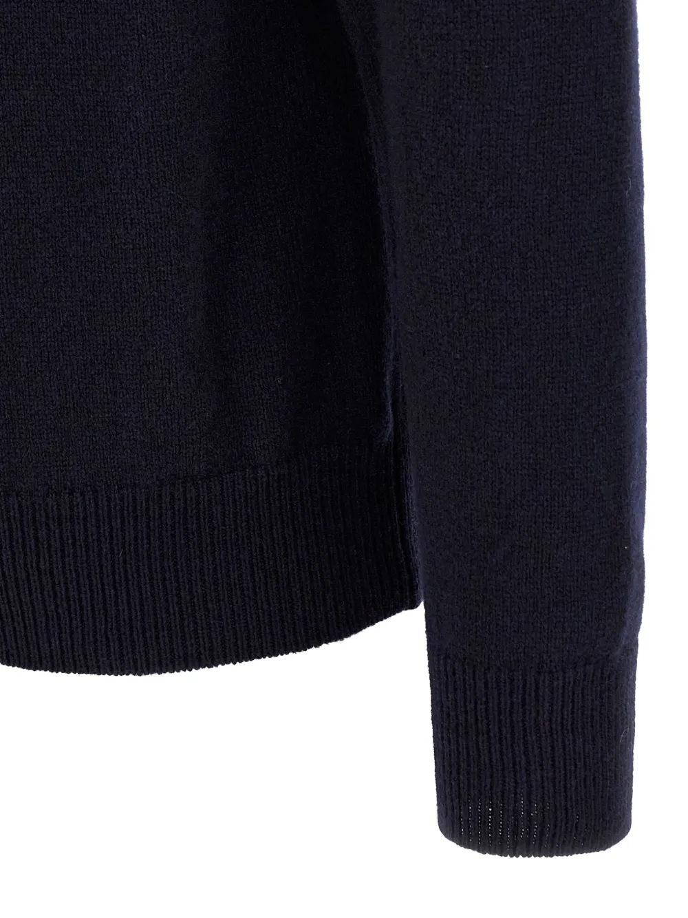Zanone Wollen trui met ronde hals Blauw