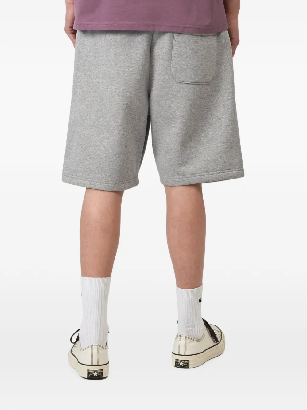 Carhartt WIP Chase trainingsshorts met zakdetail Grijs