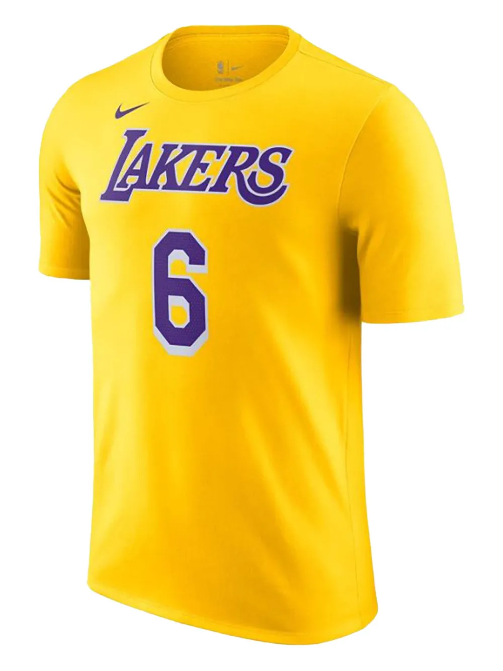 Nike Lebron James La Lakers T-shirt Geel