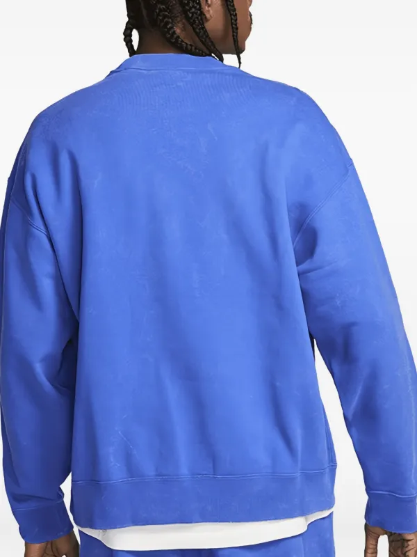 Nike acid-wash crew-neck Sweatshirt | Blue | FARFETCH ZA