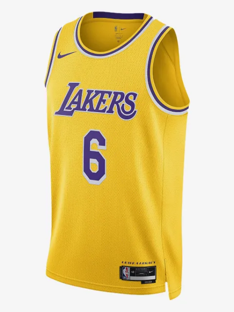 Nike NBA La Lakers Icon Edition Lebron James 2022/23 jersey