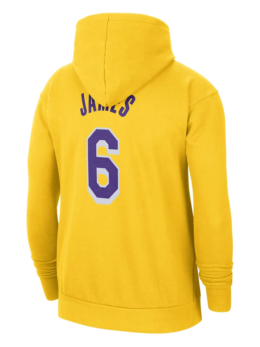 Nike NBA La Lakers Lebron James #6 hoodie Geel