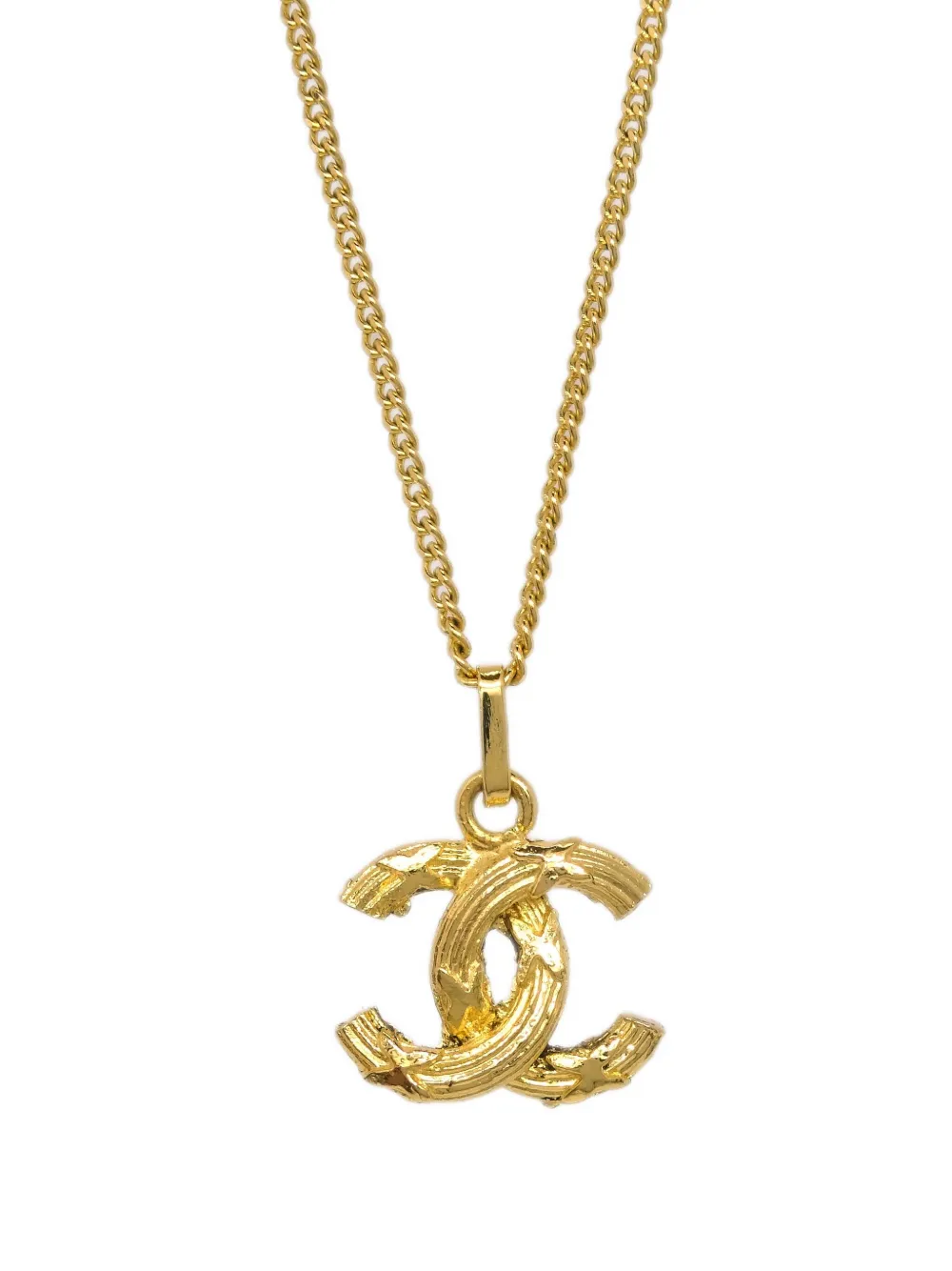 CHANEL Pre-Owned 1990-2000s CC-pendant chain necklace | Pre-Owned | Image 2