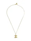 CHANEL Pre-Owned 1990-2000s CC-pendant chain necklace - Gold