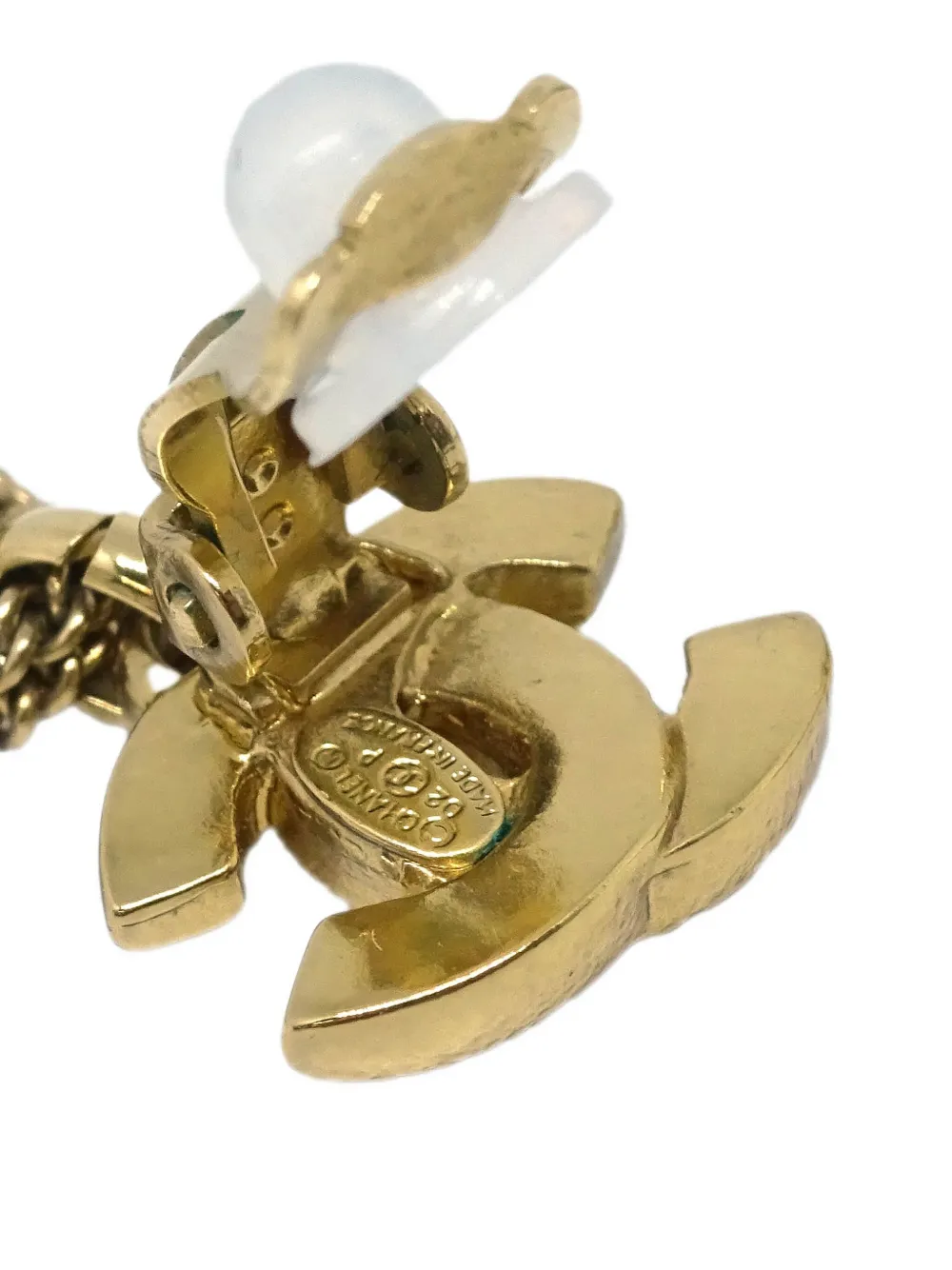 CHANEL Pre-Owned 2002 Dangle Handbag clip-on earrings | Pre-Owned | Image 2