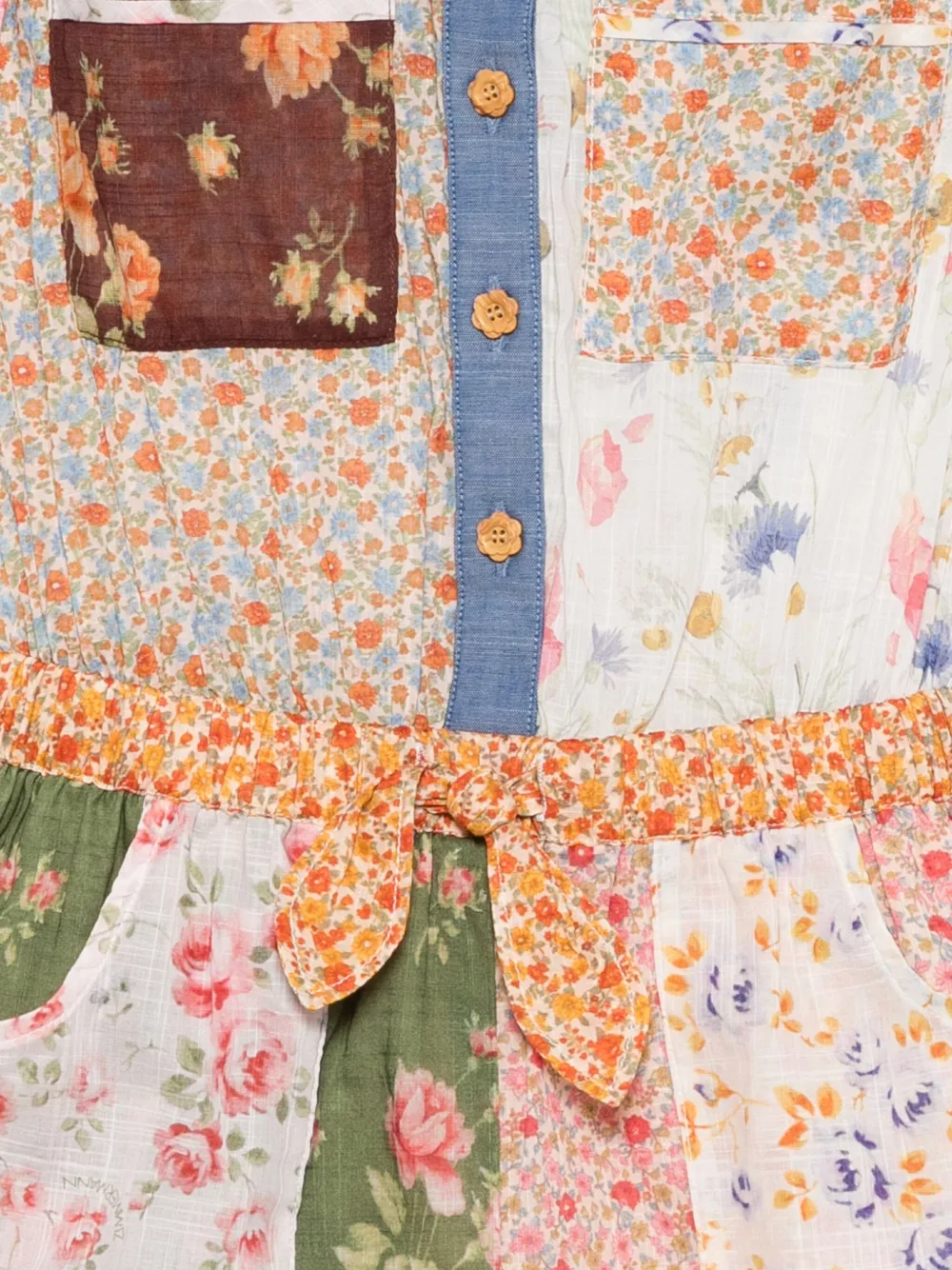 ZIMMERMANN Kids Lucky playsuit Blauw