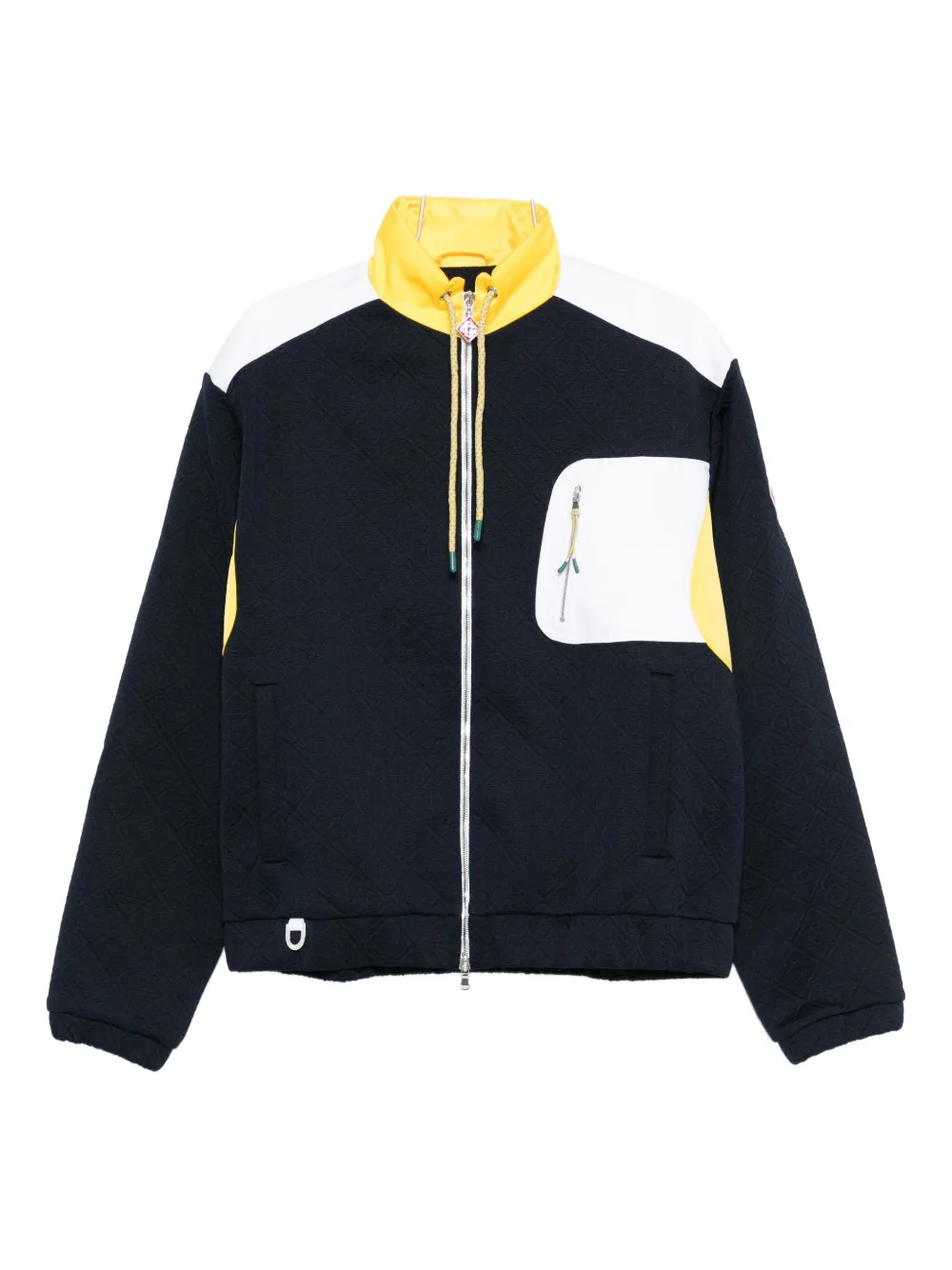 Casablanca monogram-jacquard jacket Blauw