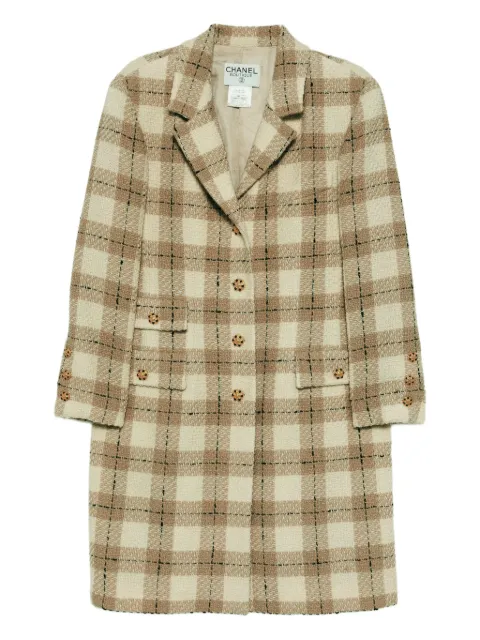 CHANEL Pre-Owned 1996 tweeded coat
