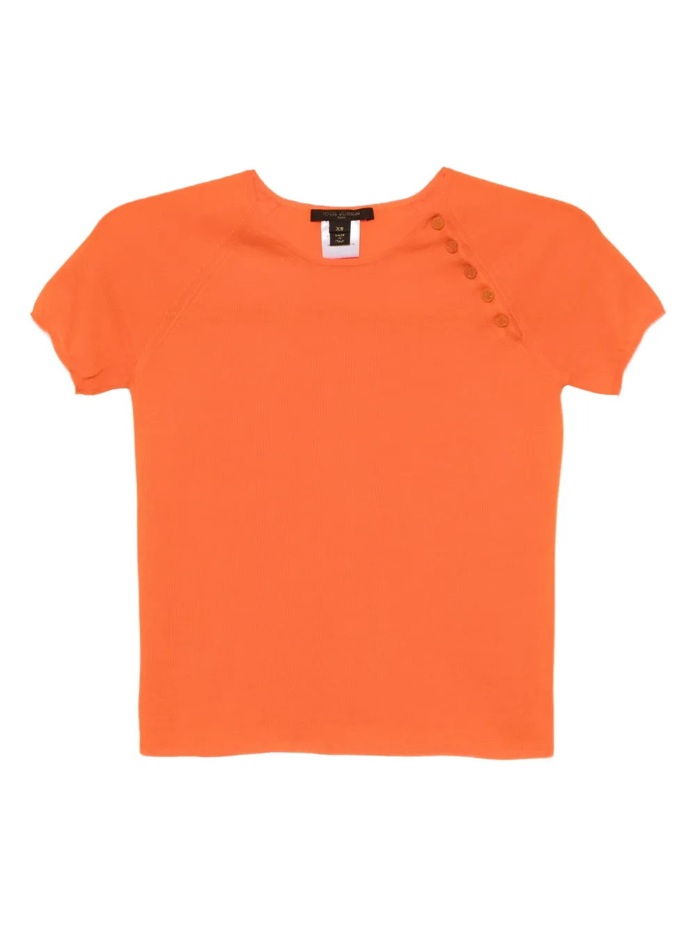 Pre-owned Louis Vuitton 1990-2000s Short-sleeves Top In Orange