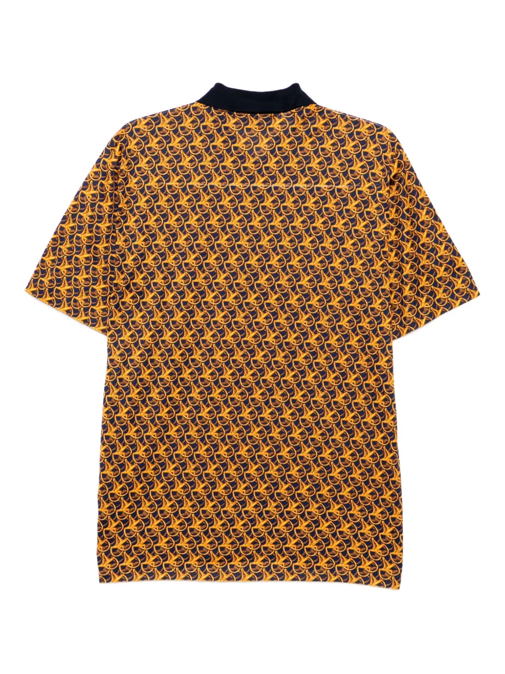 Pre-owned Celine 1990-2000s Printed Top In Yellow