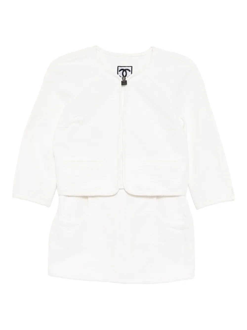 CHANEL Pre-Owned Completo due pezzi 2009 - Bianco