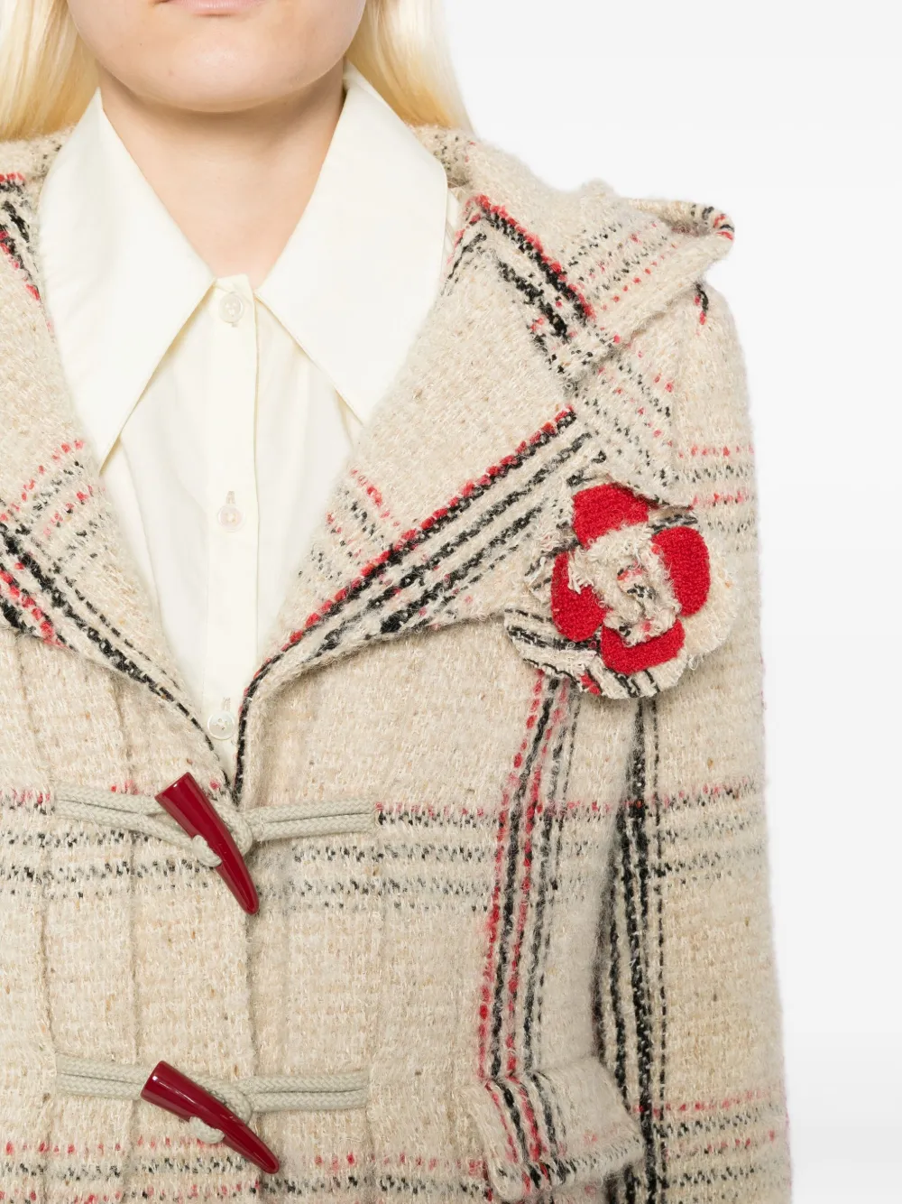 Pre-owned Chanel 2006 Duffel Jacket In Neutral