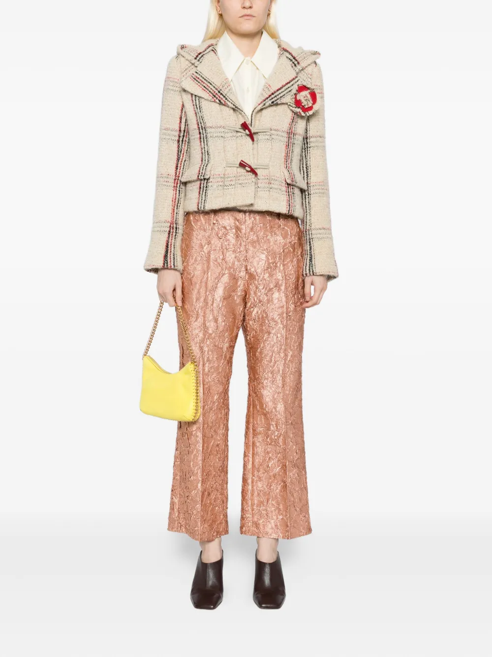 Pre-owned Chanel 2006 Duffel Jacket In Neutral