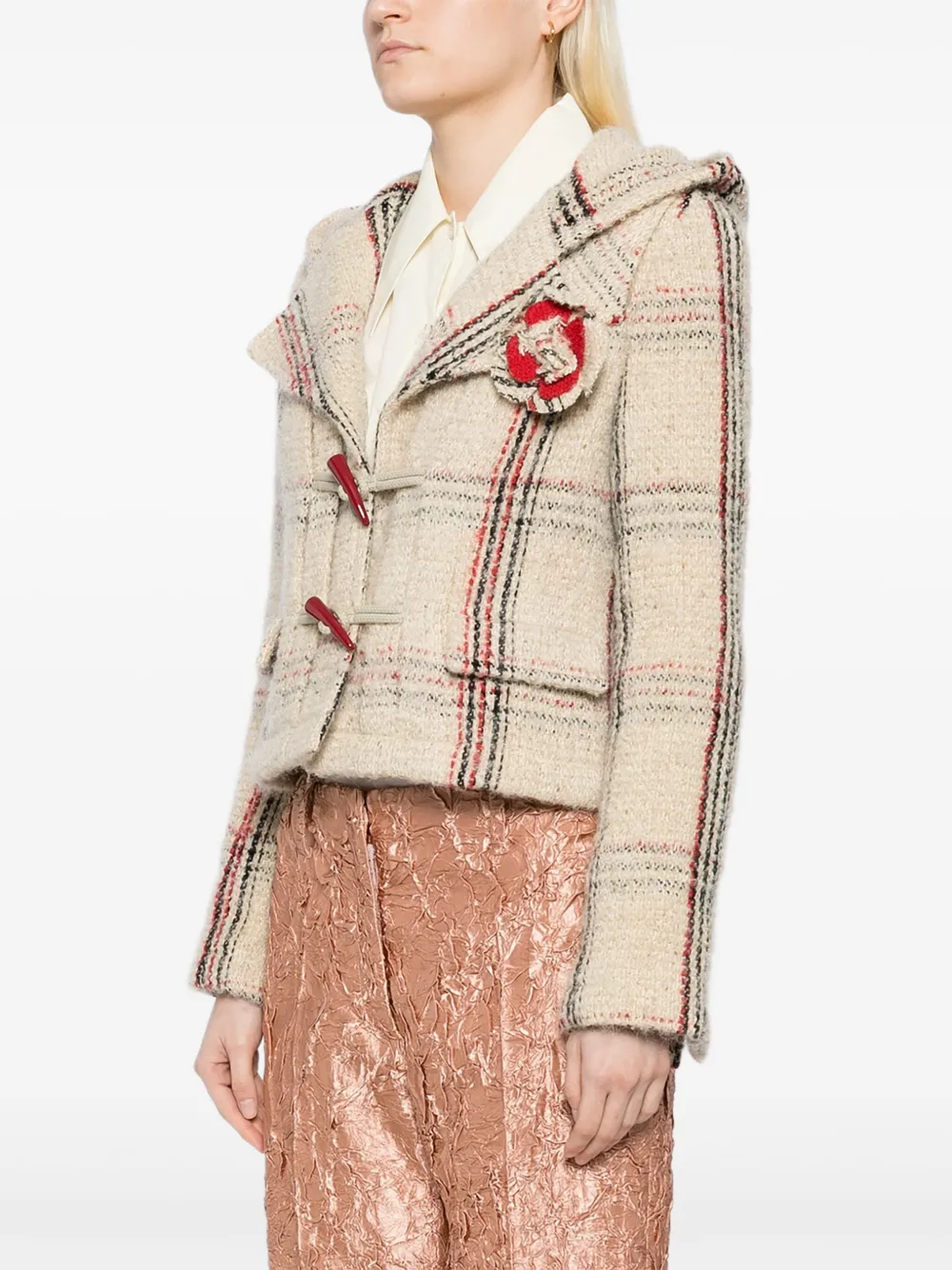 Pre-owned Chanel 2006 Duffel Jacket In Neutral