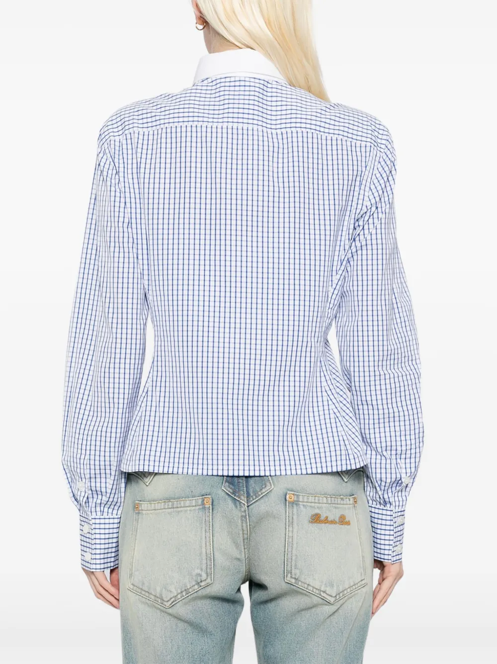 Pre-owned Chanel 1998 Long-sleeved Shirt In Blue