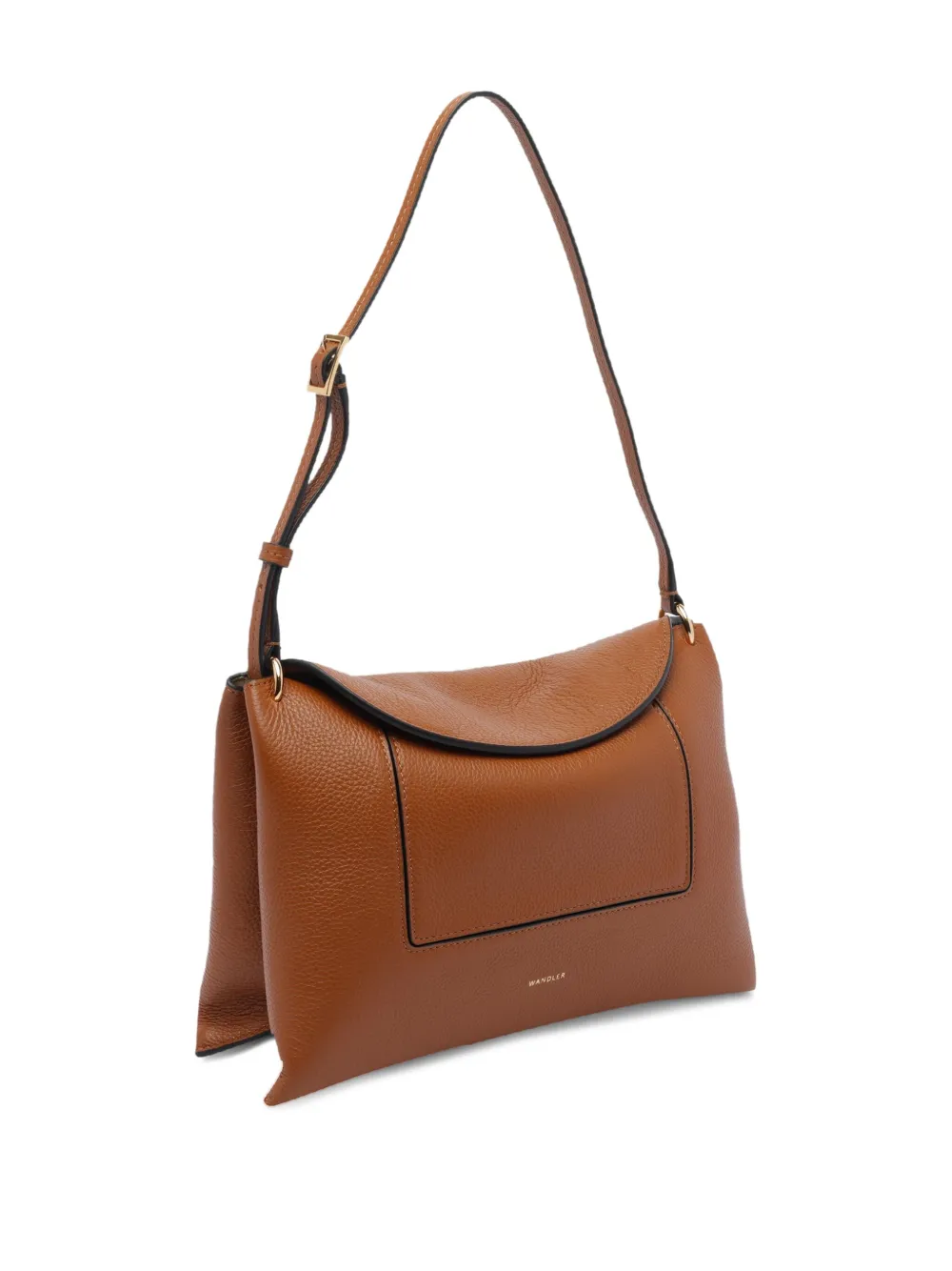 Wandler Penelope Slouch kleine schoudertas Bruin