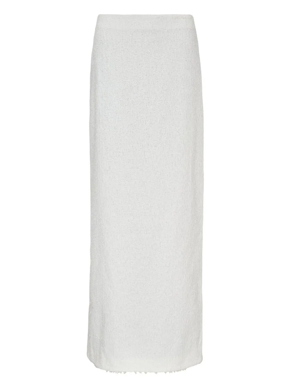MSGM textured straight skirt | White | Image 1