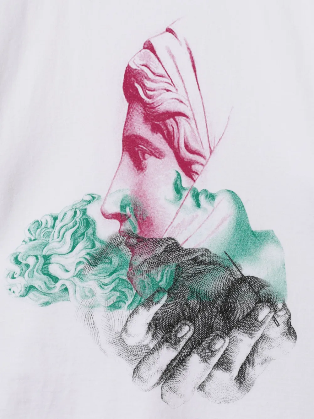 Undercover sculpture-print T-shirt Wit