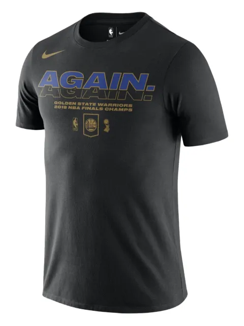 Nike NBA  Warriors "Grey-2018 NBA Finals Champs Celebration" T-shirt