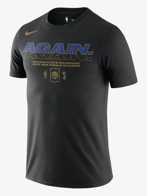Nike NBA Warriors "Grey-2018 NBA Finals Champs Celebration" T-shirt