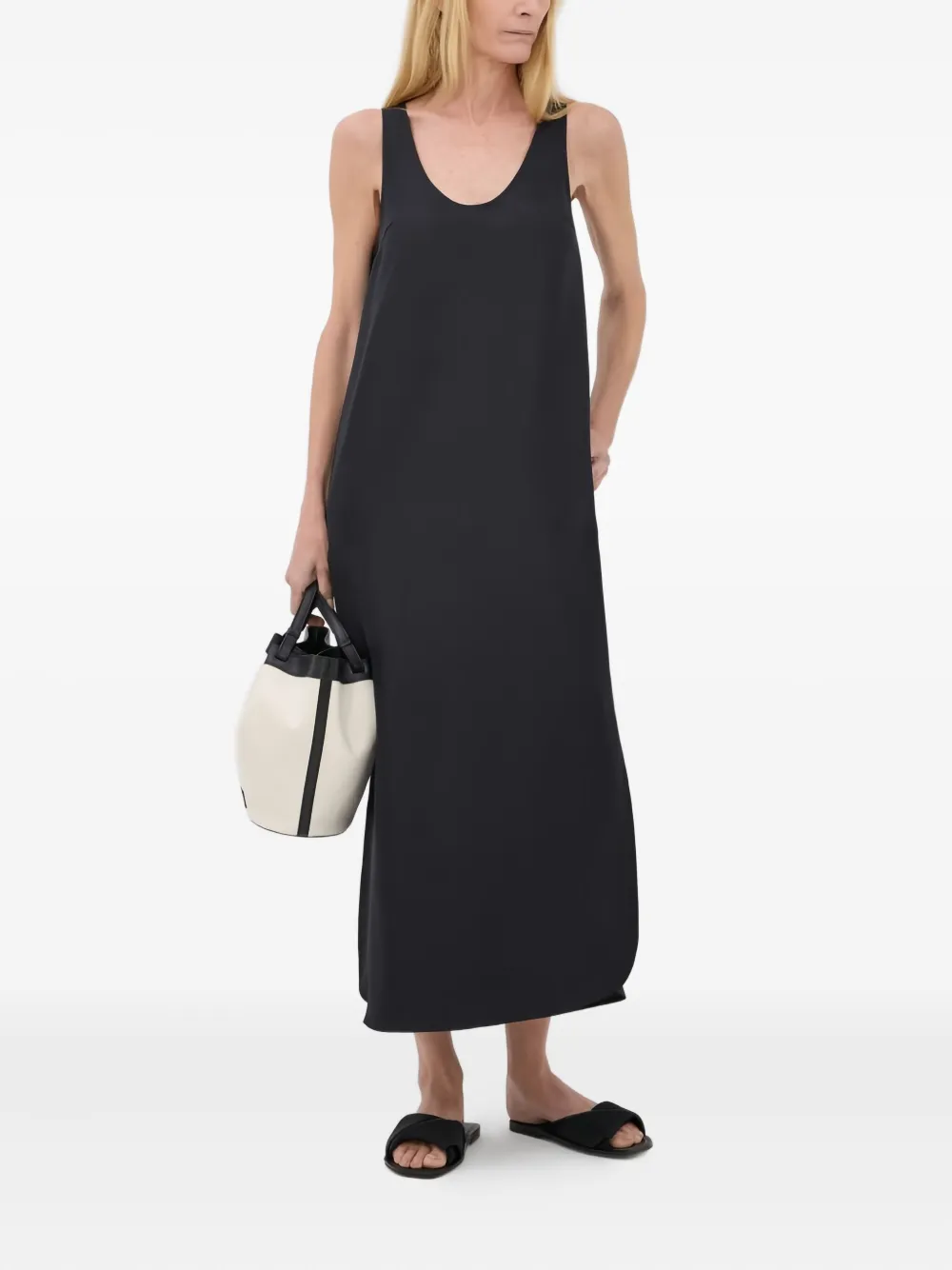 Paloma Wool sleeveless midi dress - Zwart