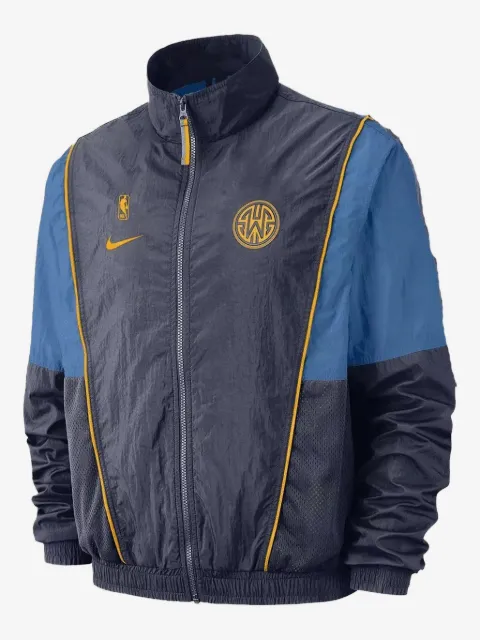 Nike chamarra Golden State Warriors en colaboración con NBA