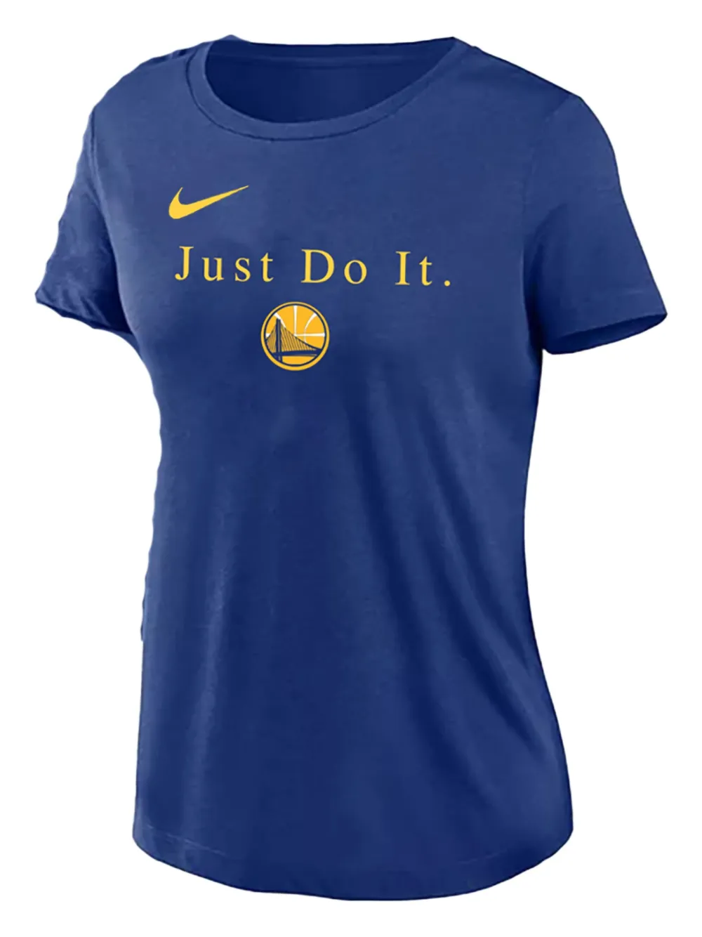 Nike NBA Golden State Warriors "Just Do It" Dri-Fit T-shirt Blauw