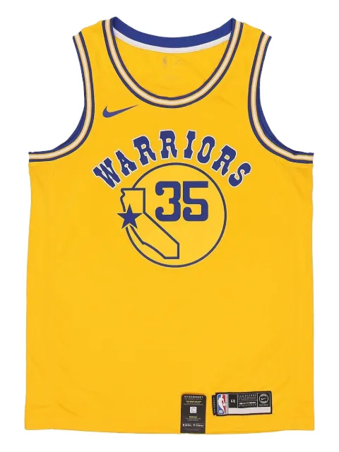 Nike NBA Golden State Warriors "Yellow- Durant Gold Hardwood Classics " jersey