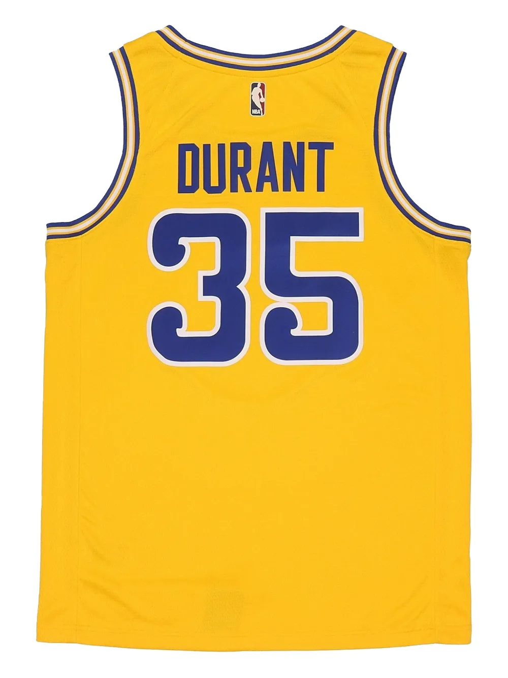 Nike NBA Golden State Warriors "Yellow- Durant Gold Hardwood Classics " jersey Geel