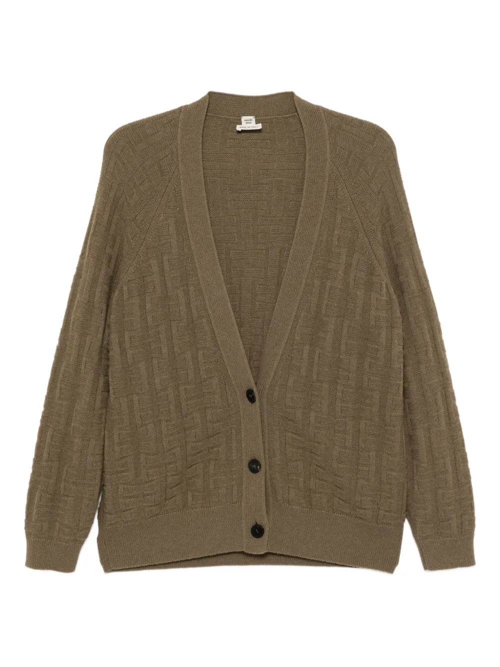 Pre-owned Hermes 2010s Cardigan In Brown