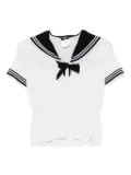 CHANEL Pre-Owned 2010 sailor top - White
