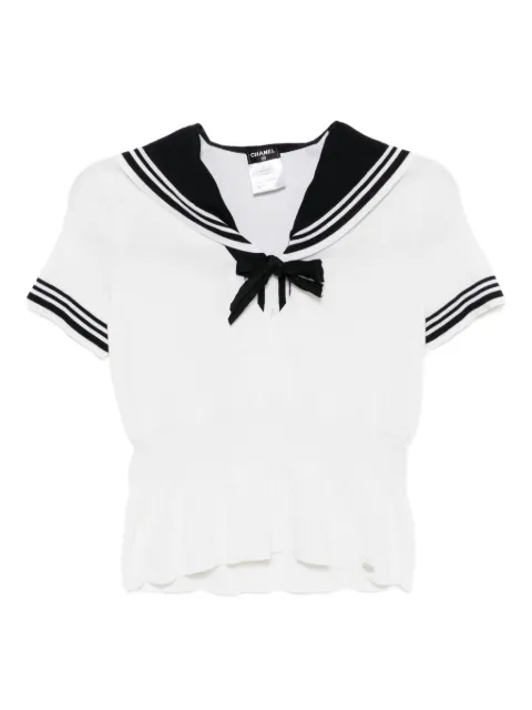CHANEL Pre-Owned 2010 sailor top