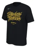 Nike NBA Golden State Warriors Dri-Fit ""2019 Playoffs Bound Mantra"" T-shirt - Black
