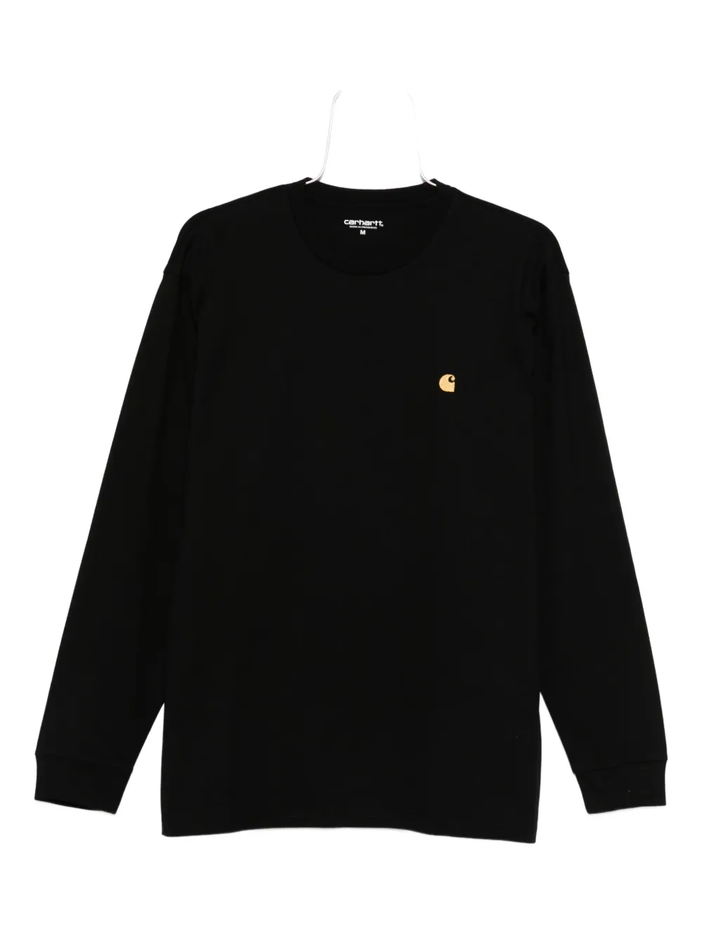 Carhartt WIP T-shirt met geborduurd logo Zwart