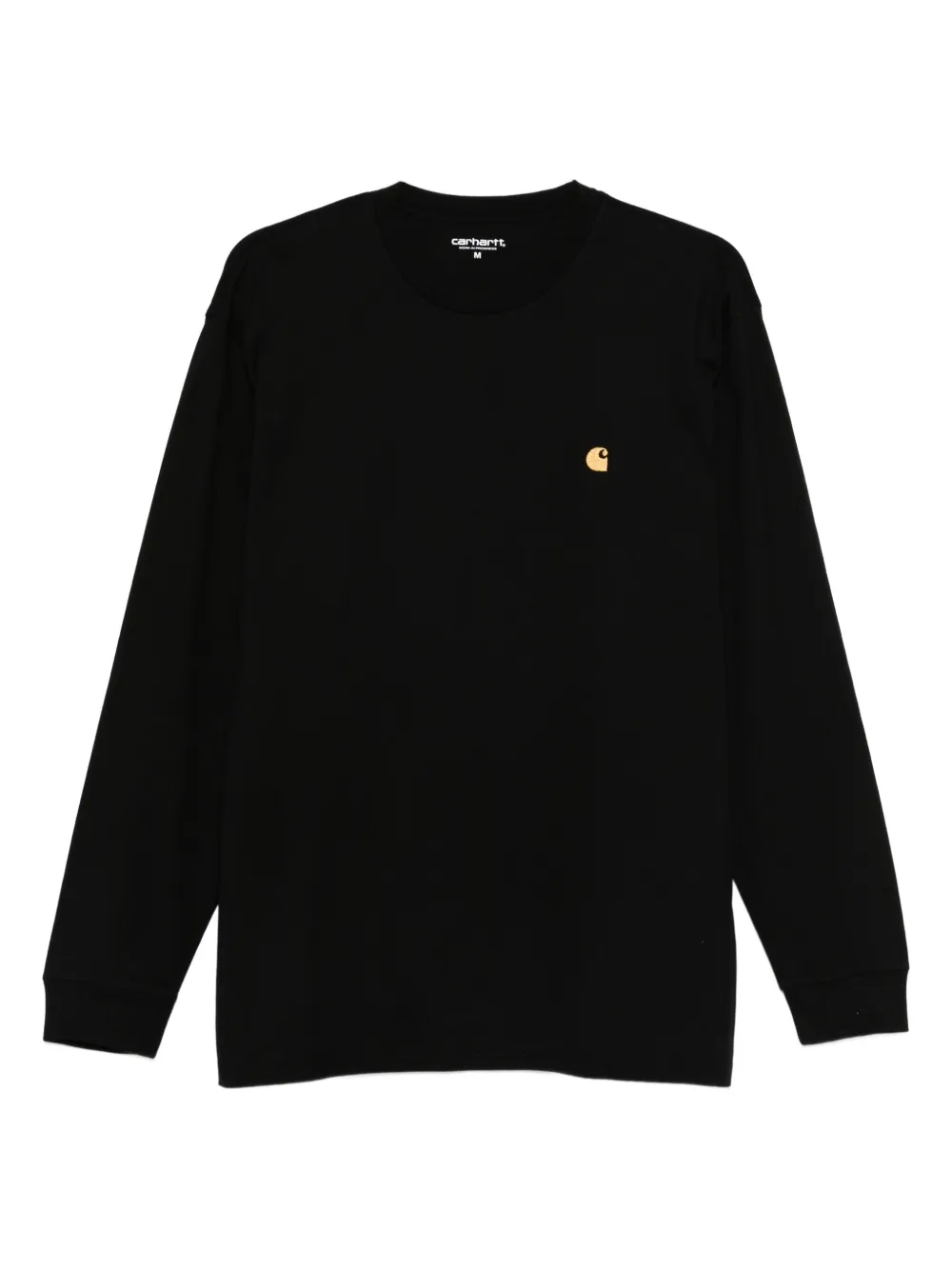 Carhartt WIP T-shirt met geborduurd logo Zwart