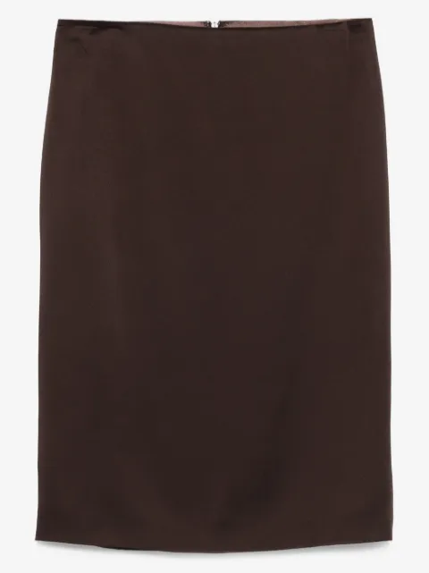 TOM FORD falda de tubo en seda