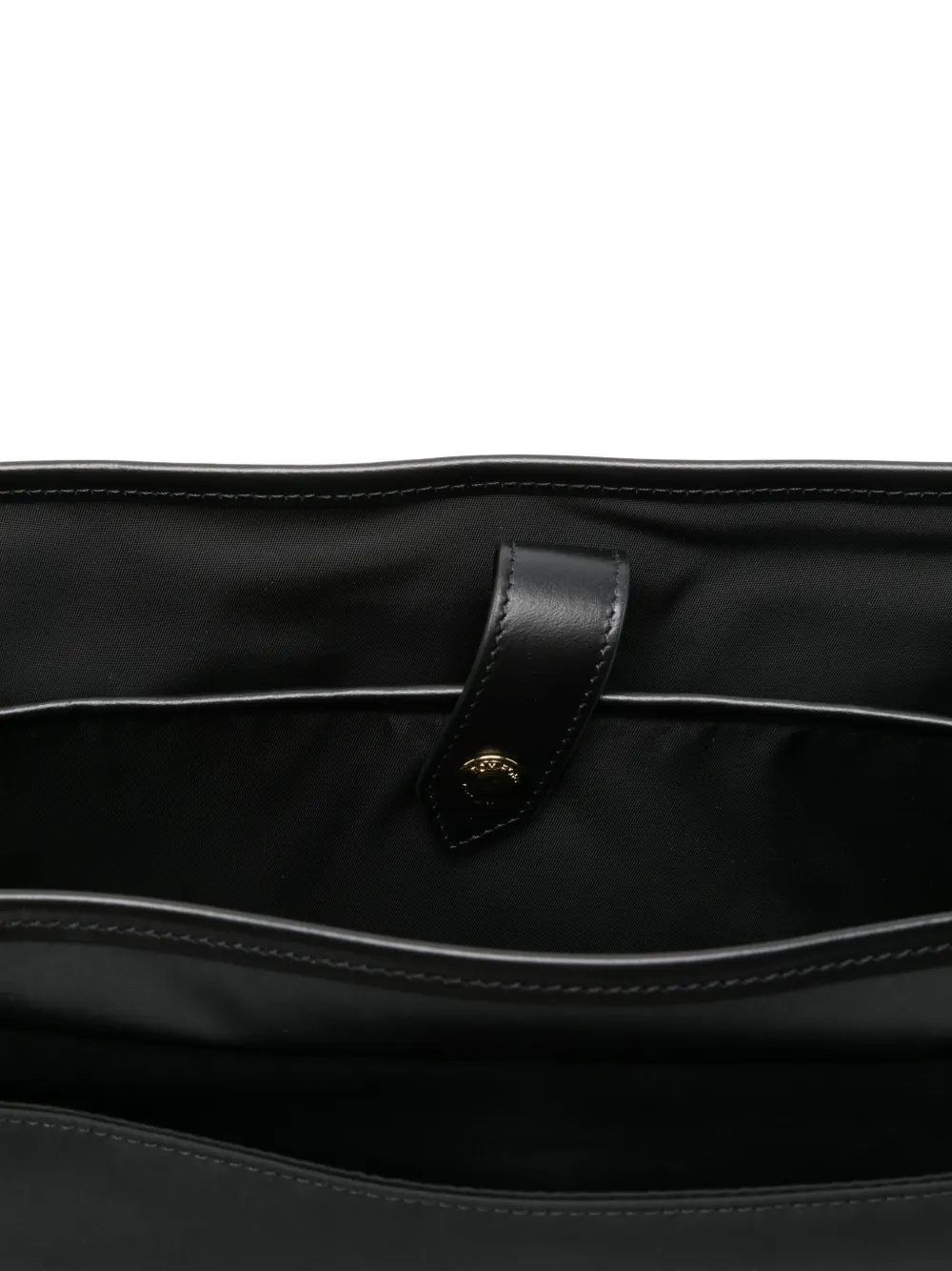 TOM FORD Nylon messengertas met leren afwerking Zwart