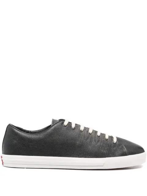 Prada lace-up leather sneakers